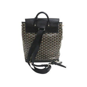 Goyard Leather Backpack Black Alpin